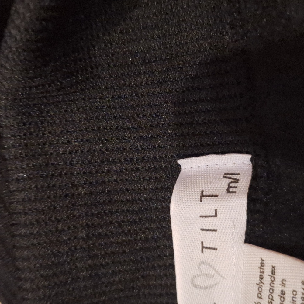 Full Tilt Leggings, Black Leggings, Stretchy Leggings, Mid-calf, Size M/L - Picture 4 of 6